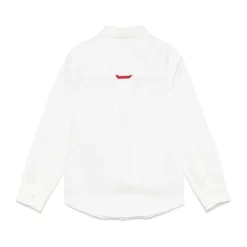 Button-Front Cotton Shirt
