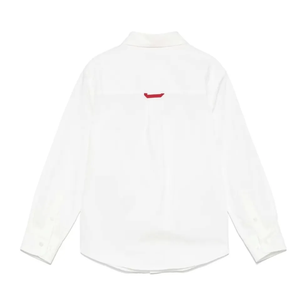 Button-Front Cotton Shirt