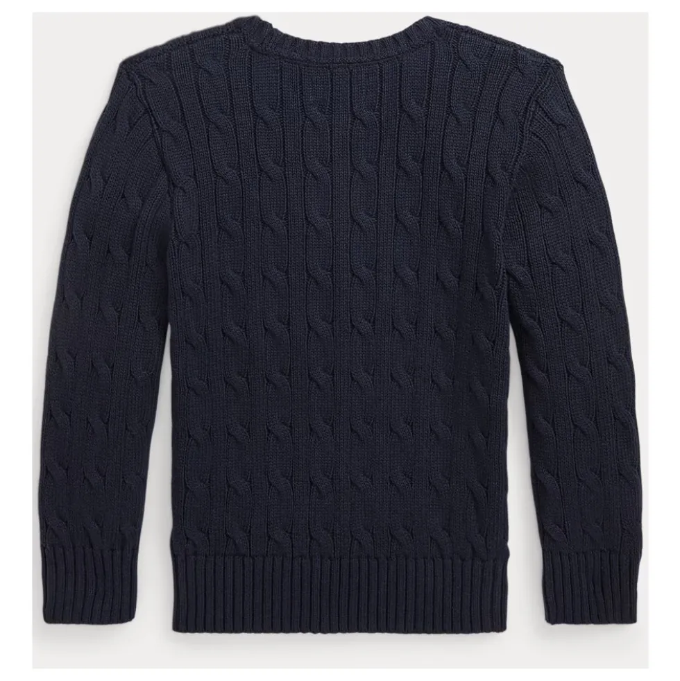 Cable Knit Crew Sweater