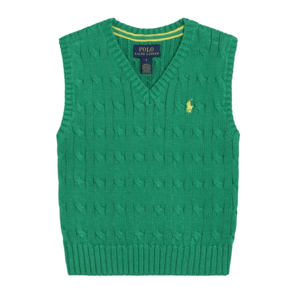 Cable-Knit Sweater Vest