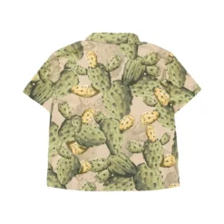 Cactus-print Poplin Skjorte