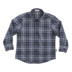 Camicia in cotone e lyocell check