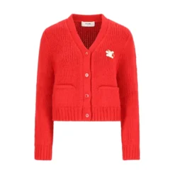 Cardigan i cashmere og silke