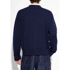 Cardigan med logo