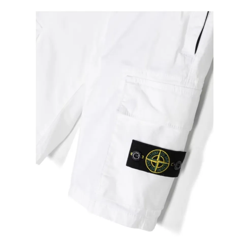 Cargo Bermuda Shorts med Kompas Applikation