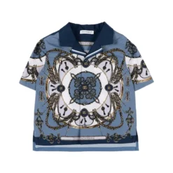 Cargo-print Poplin Skjorte