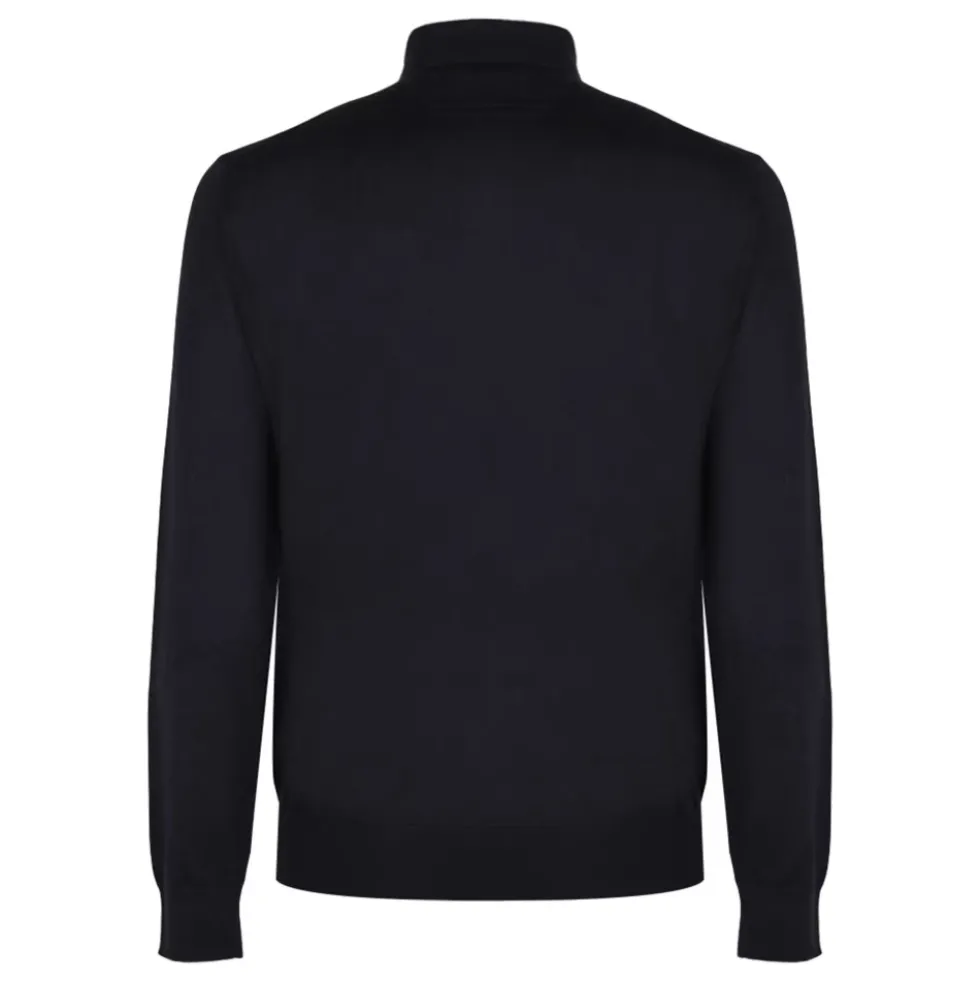 Cashmere og silke strikket polo