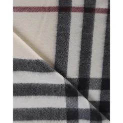 Cashmere Tørklæde med Kæmpe Check-Motiv