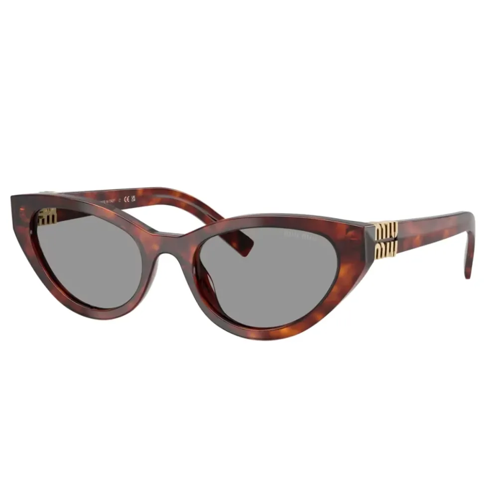 Cat-Eye solbriller i Havana Mahogni