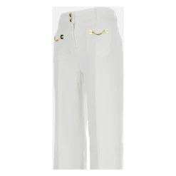 Chain-Detail Jeans