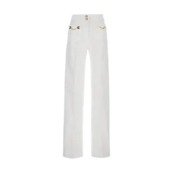 Chain-Detail Jeans