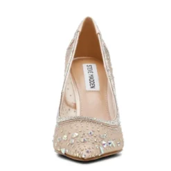Champagne Pointed Stiletto Flade Sko