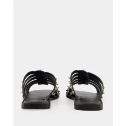 Charja Flat Mules med Nitter