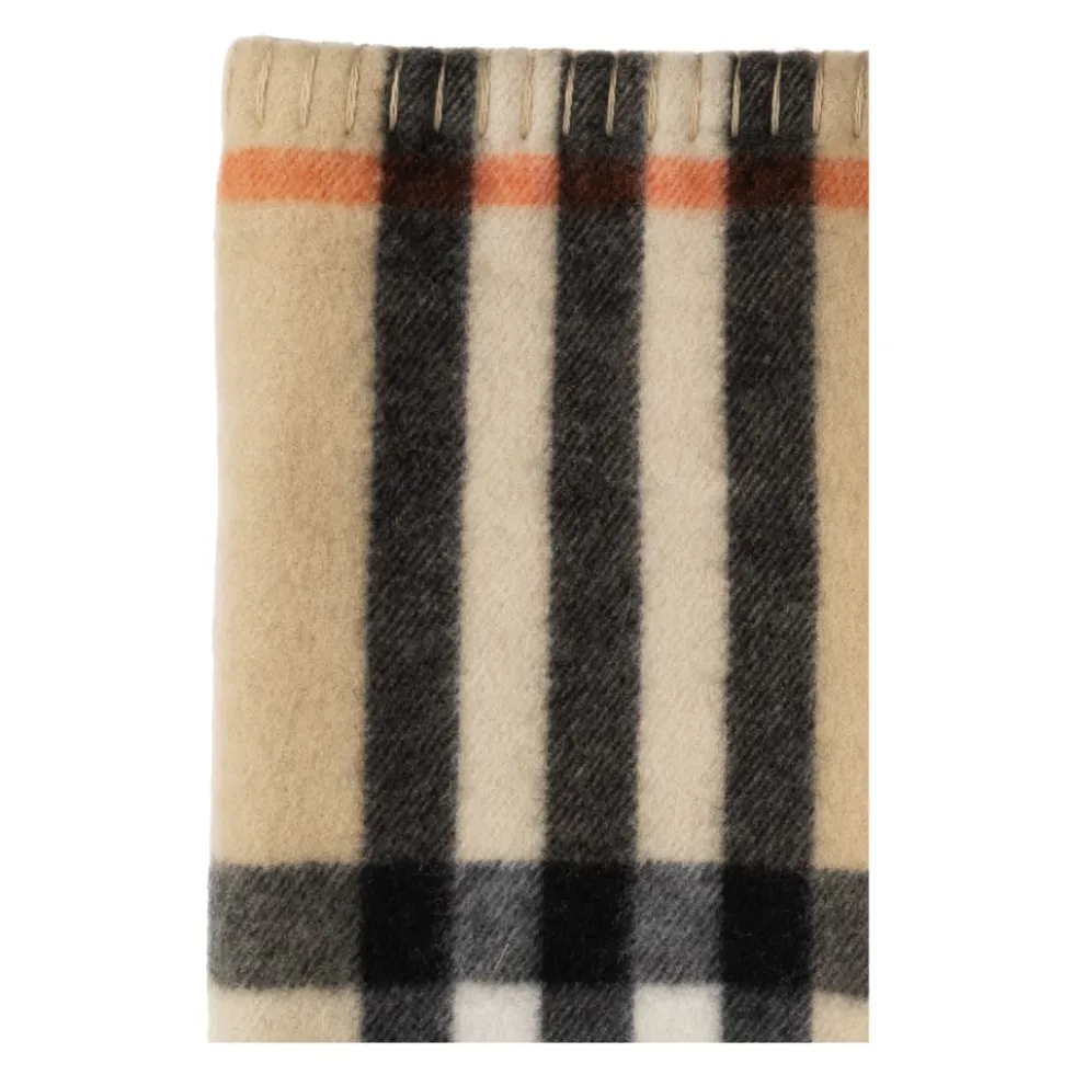 Check Cashmere Snood