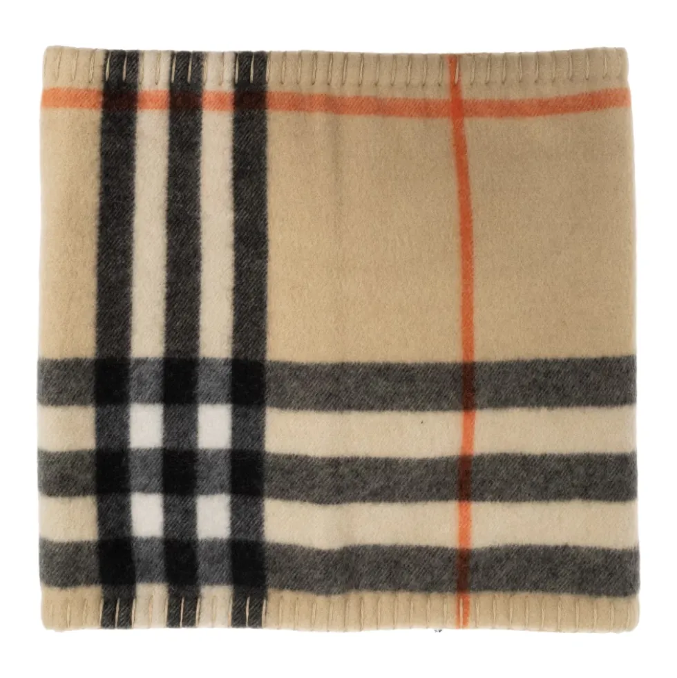 Check Cashmere Snood