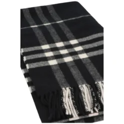 Checked Cashmere Scarf