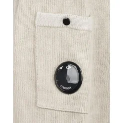 Cotton Chenille Crewneck Lens Sweater
