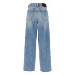 Cotton Denim Pants
