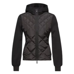 Cotton Fleece Padded Zip-Up Hættetrøje