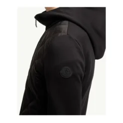 Cotton Fleece Padded Zip-Up Hættetrøje
