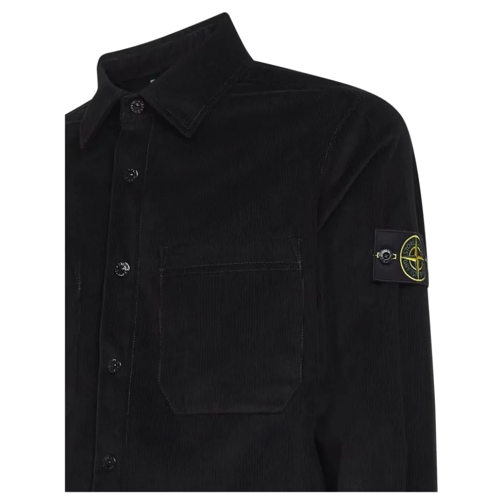 1200040 Cotton Micro-Corduroy Overshirt