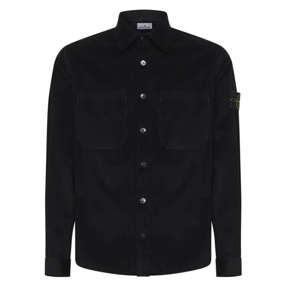 1200040 Cotton Micro-Corduroy Overshirt