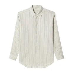 Cotton Silk Stripe Shirt