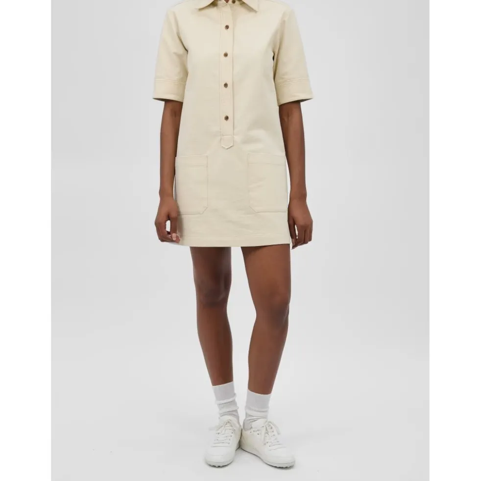 Courte Manches Longues Dress