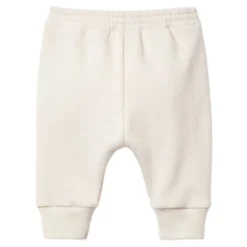 Creme Bomuld Slip-On Bukser