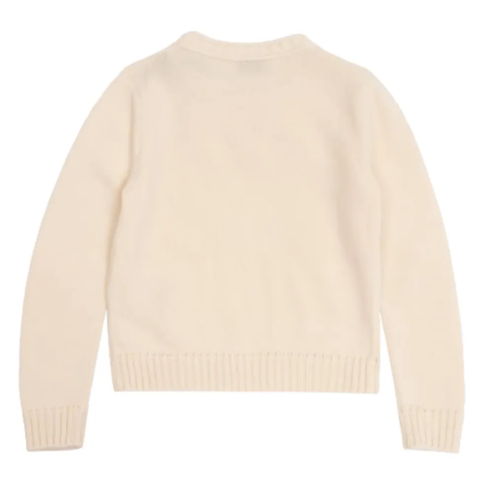 Crew Neck Cable Knit Sweater