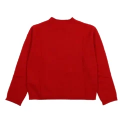 Crewneck Sweater med Jacquard Logo