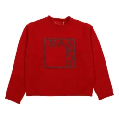 Crewneck Sweater med Jacquard Logo