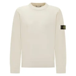 Crew Neck Sweater med Logo