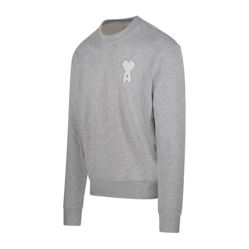 Crewneck Sweatshirt Classic Fit med ADC Strikket Patch