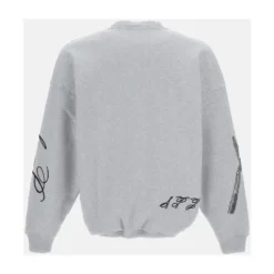Crewneck Sweatshirt med broderi over det hele