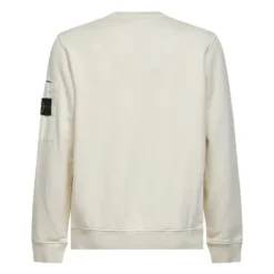 Crewneck sweatshirt med ærmelomme
