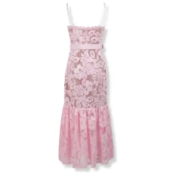 Crochet Lace Midi Dress