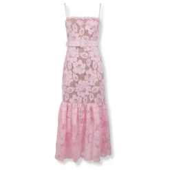 Crochet Lace Midi Dress