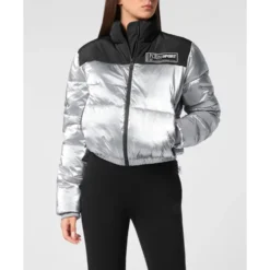 Cropped Bomber Jacket