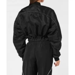 Cropped Bomber Jacket LS With Cargo Pockets