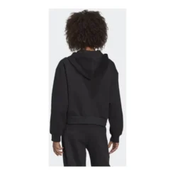 Cropped Hoodie med blonde detaljer