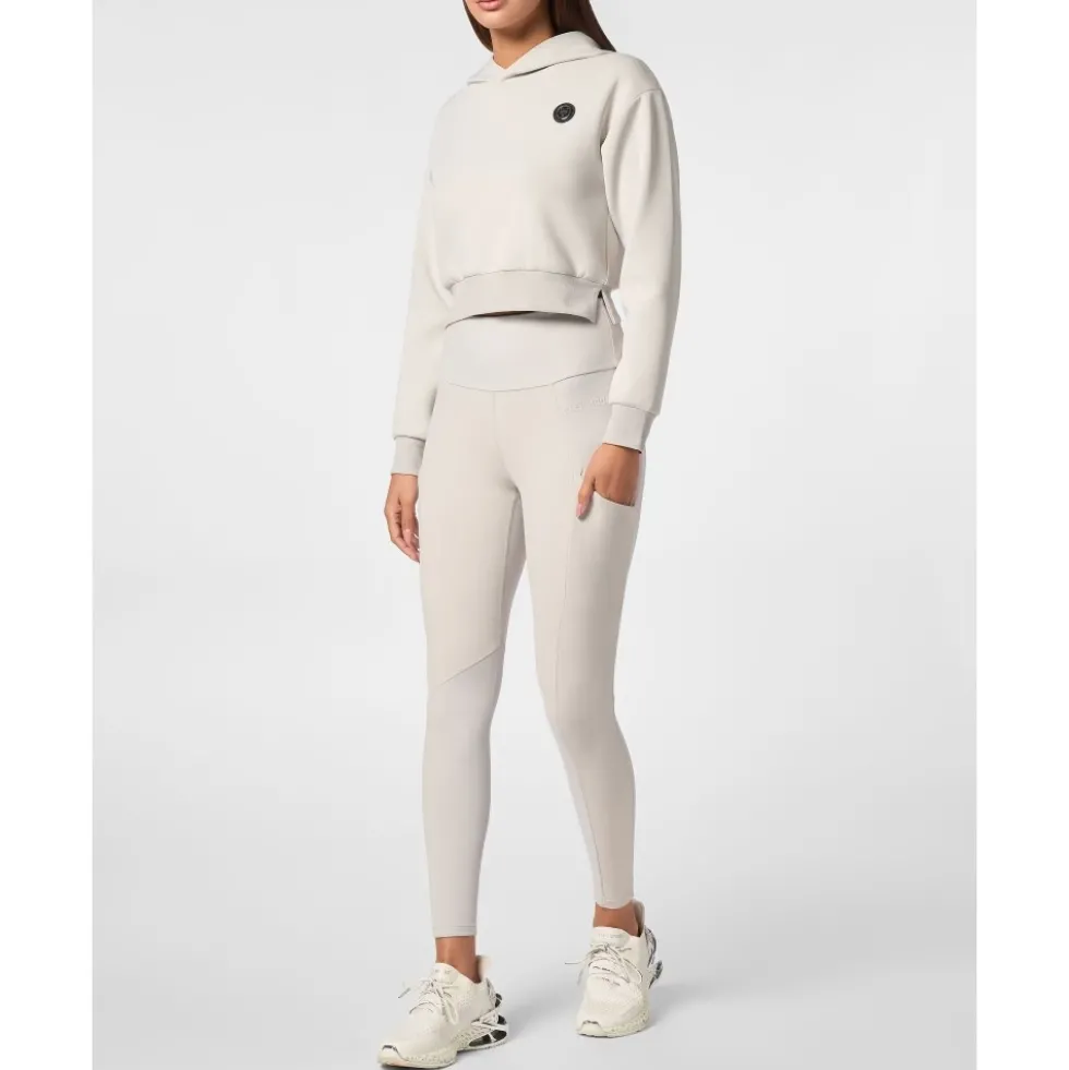 Cropped Hoodie Sweatshirt