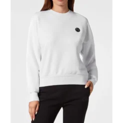 Cropped Sweatshirt LS Glitter