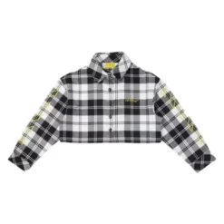 Cropped Ternet Skjorte