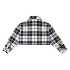 Cropped Ternet Skjorte