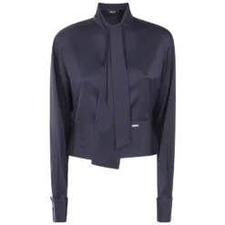 Cropped Tuxedo Skjorte