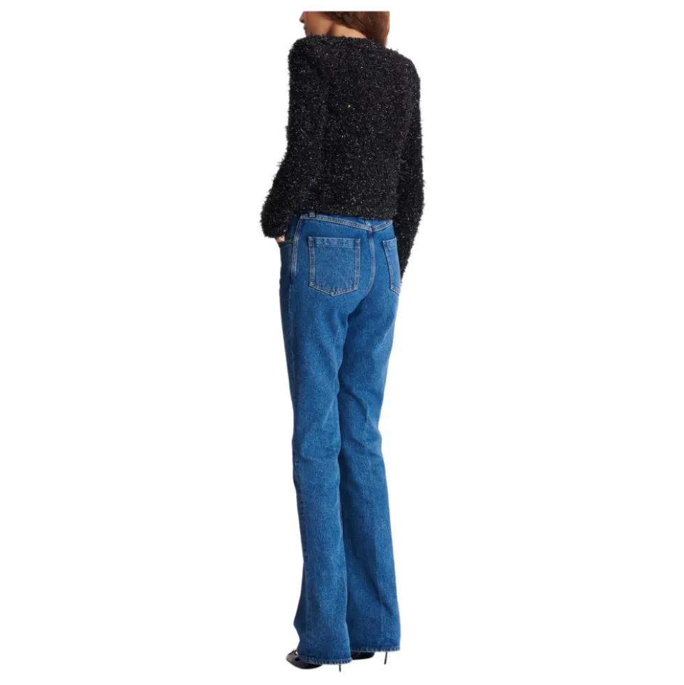 Cropped tweed jakke