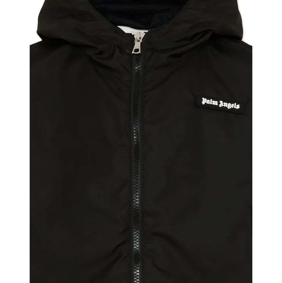 Curved Logo Windbreaker Jakke