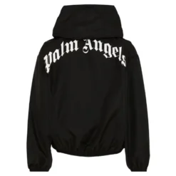 Curved Logo Windbreaker Jakke