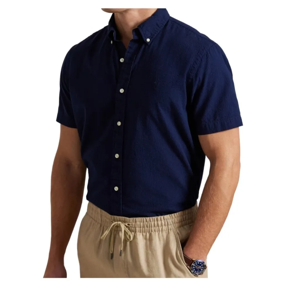 Custom Fit Seersucker Shirt